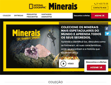 Tablet Screenshot of mineraisgrandes.com